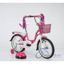 Велосипед детский Delta Butterfly 14" + шлем
